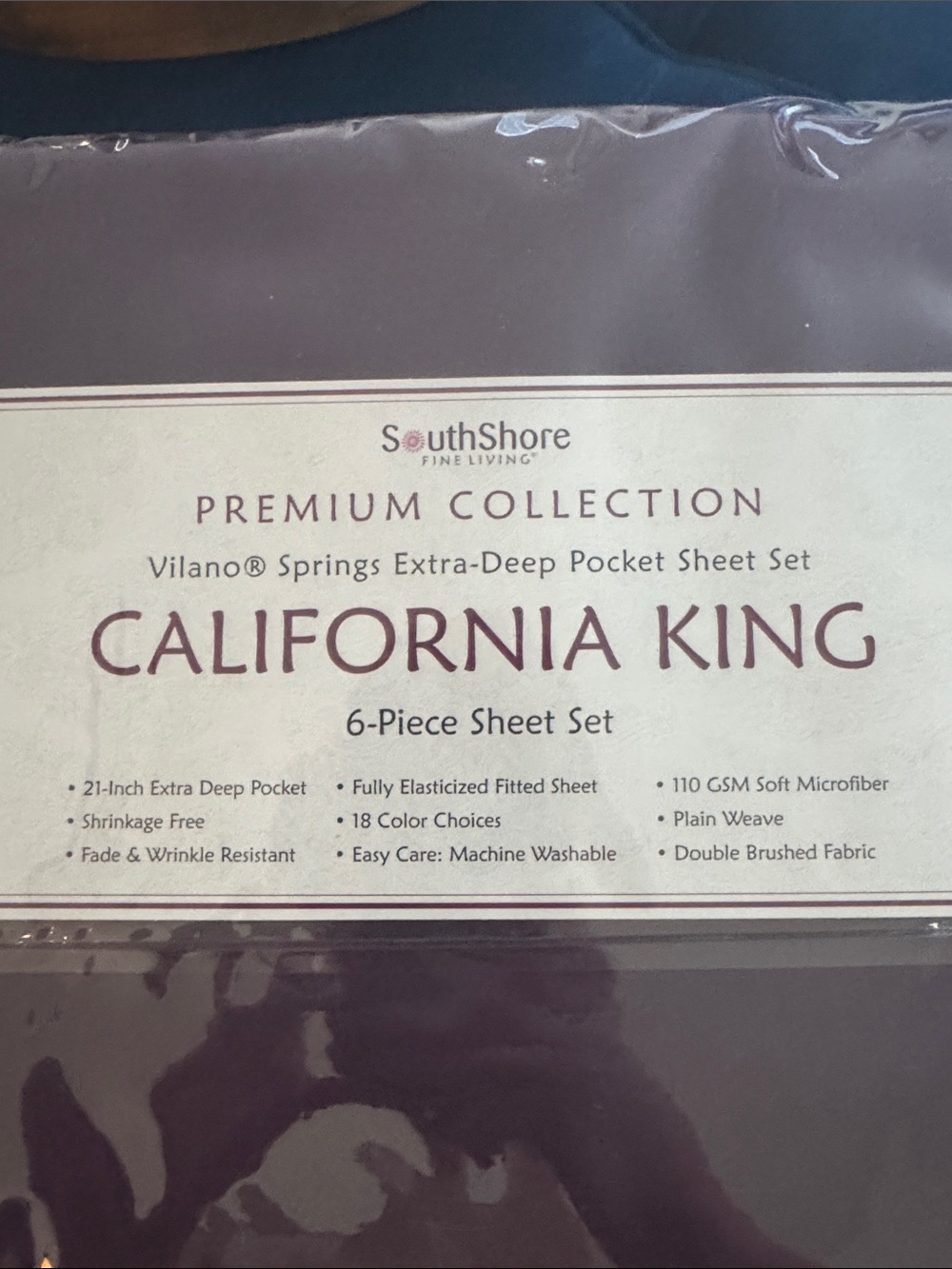 Southshore California King Sheets